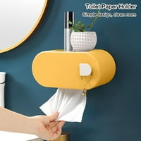 Kupatilo Pribor bez probijanja zidnog montiranog vodootporne toaletne papire Držač za pohranu regala