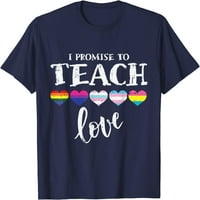 Tree Obećavam da ću naučiti LGBT-Q Pride Ponosna majica saveznika