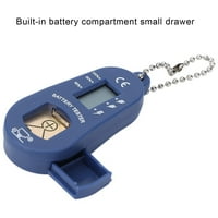 Ispitivač baterije za taster, tipkaste džep prenosiv i ispitivač baterije za provjeru preostale energije