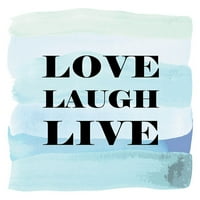 Ljubav smijeh Live Poster Print - Martina