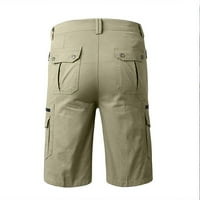 Amidoa velike i visoke teretne kratke hlače za muškarce opušteno fit kopče patentni zatvarač ljetni