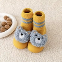 Leey-World Toddler cipele jesen i zimsko udobne cipele za bebe Slatka zeca Bear Crtani Dječji pamuk