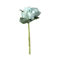 Tureclos Dekorativni umjetni cvijet Single Stem svilena krpa lažni cvijet Kućni ured za vjenčanicu cvjetni