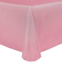 Ultimate Textile Satin Oval Stolcloth - za kućne trpezarije, Peppermint Pink