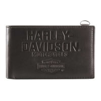 Harley-Davidson muške legendarne kože Bi-Fold novčanik W RFID HDMWA11650, Harley Davidson