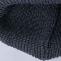 Šeširi za žensku sklopivu ručno rađenu zaštitu od uha topla vuna kapa pamuk Slauchy Hat Pleteni šešir