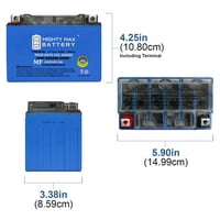 YTX9-BS gel zamjenska baterija kompatibilna s ktm vojvoda Supermoto 400RXC + 12V 2A Chrgr