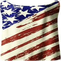 Dabuliu 4. srpnja vrhovi rezervoara za žene labavo Fit American Flag Basic Crewneck majica bez rukava patriotske košulje