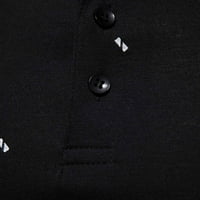 Crne haljine majice za muškarce Ljetna moda casual majica kratkih rukava Slim Fit muške najvažnije majice,