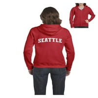MMF - Ženska dukserica pulover punog zip, do žena veličine 3xl - Seattle