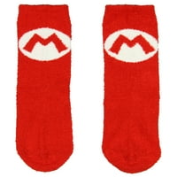 Nintendo Super Mario Cosy Mario logo Čarape za odrasle posade