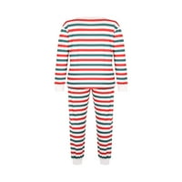 Canrulo Božićna porodica Usklađivanje pidžama Set Striped Jammies za spavanje Kućna odjeća za muškarce