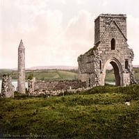 Ruševine ostrva Devenish, Irska, 1890-ima Poster Print Science izvora