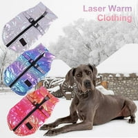 Elaydool šarene jakne za kućne ljubimce Odjeća za zimsko topli vodootporni ljubimac podstavljeni prsluk za Chihuahua Jorkshire PET aparat za pse