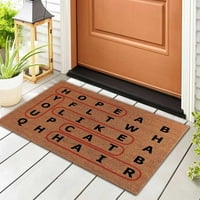Miayilima Vratna mat Word Game Doormat Funny DoorMat Scrabbles Personalizirani vratila za zabave Vjenčanje