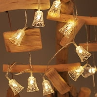Absuyy svjetlost na klirensu 10 -d božićno zvono žica na vanjskoj zabavi ukras