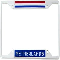 Zemlja tanjirnog okvira za zastave Nizozemske za zastavu za prednji dio auto vozila