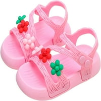 Dječji sandale za djecu s klizanje na mekim jedinim sandalama Neklizajuća otvorena prst cvjetna cipela