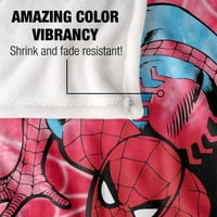 Marvel Spiderman Spider Web Tie Dye Silky Touch Super Soft Baket 50 60
