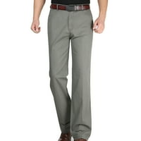 Muške klasične modne hlače za bora modne udobne radne hlače na otvorenom hlače na otvorenom hlače od pune boje patentni paketni putnici crveni