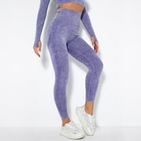 Ženske joge pune dužine hlače za čišćenje sportova Joga utegnute fit bib hlače coverall workout teretana