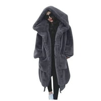 Shiusina Crop vrhovi za zimsku visokokvalitetnu žensku modu plus veličine kaput luksuzni dugi jakni