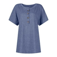 Feterrnal majice za žene, žene, žene kratkih rukava Dressy ljetni ležerni trendy bluze tees ženski ljetni