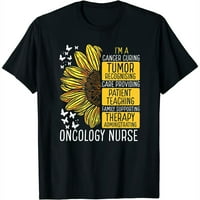 Onkologija medicinska sestra registrovana njega RN uvažavanje simpatično i udobno grafičko tee - ženski
