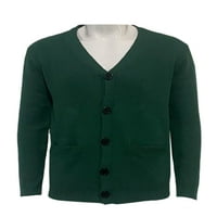 Beiwei Mens Cardigan džemper sa dugim dugim odjećom Dugi rukavi Pleteni džemperi Klintwear Cardigani