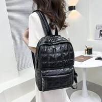 Toyella korejski stil modni prostor pamučni ruksak crni