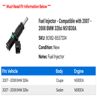 Injektor za gorivo - kompatibilan sa - BMW 328XI N51B30A