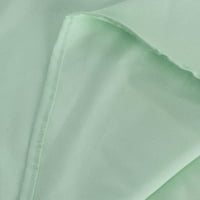 Midi haljine za ženska haljina za sunčanje Crew vrat dugih rukava od ispisanog zelenog l