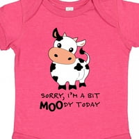 Inktastic oprosti, danas sam malo raspoložena danas slatka krava pun poklona dječaka djevojaka ili dječje