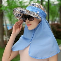 Hesxuno Womens HATS moda Ženska modna štampa za sunčanje ribarove kašike Hat Hat na otvorenom kašikom