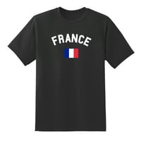 France Country zastava Sport Fan France Pride Fashion majica Muškarci ili žene Black, XL