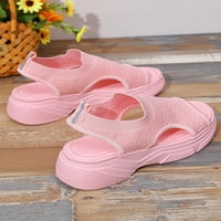 Gomelly Women Platform Sandal Ljetni klinovi sandale sklizne na casual cipele Udobne cipele za šetnju