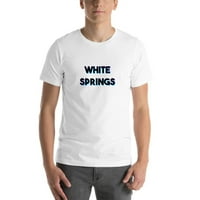3xl TRI Color White Springs kratki rukav pamučna majica s nedefiniranim poklonima