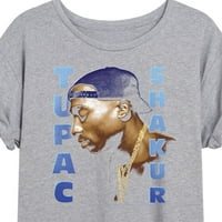 Bravado - Tupac - Realistic Photo - Juniori idealna Tvrtna majica mišića