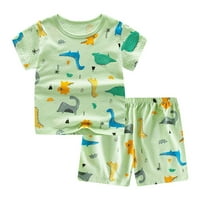 Ležerna odjeća za dječake Postavite odjeću Outfit Kid Dinosaur uzorak kratki rukav košulje Top Hotchas
