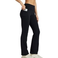 Žene Solid Workging Sportings PANT Fitness Sportski trčanje joga hlače Modna kanta za meku odjeću Široke