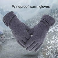 Anvazise par Ženske rukavice plišane obloge dodirni ekran jesenske zime tople vetroporane rukavice za