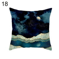 Aerdream Sunce Moon Forest Mountain Scenografija Baci jastuk za jastuk Cushion Cover Home Sofa Decor