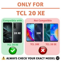 Tanak tanak slučaj kompatibilan za TCL XE, TPU gel poklopac, holografski dizajn, tanki, fleksibilni,