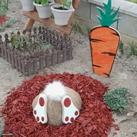 Reed Easter Garden Decoration Rabs Slatko vrt Zemljište Sadnja rekviziti