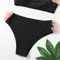 SDJMA kupaći kostimi za žene Dvije kupalište cvjetno print ženski seksi visoki kontrast sajta gradijent
