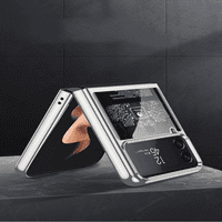 Za Samsung Galaxy Z Flip Case Luxury 9h stakleni elektropirani kristalni poklopac sveobuhvatno otporna