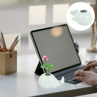 Početna CERAMIČNA VASA zanat za ornament Office Desktop Kitova mini vaza