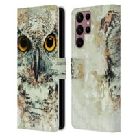 Dizajni za glavu Službeno licencirani Riza Peker Životinje Owl II Kožna knjiga Novčani poklopac poklopca