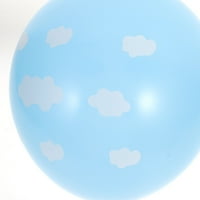 Rosarivae plavi kasni baloni Oblaci za ispis balona ukrasi postavljaju rođendanske zalihe isporuke ukrasa