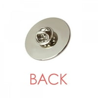 Jastog kandže Ogroman Art Deco modni okrugli metalni kašični pin Brooch